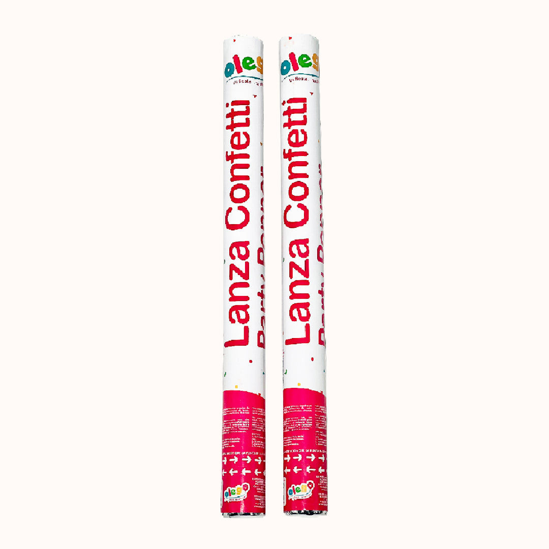 Lanza Confetti / Bombarda - 90 cms - Pack x2